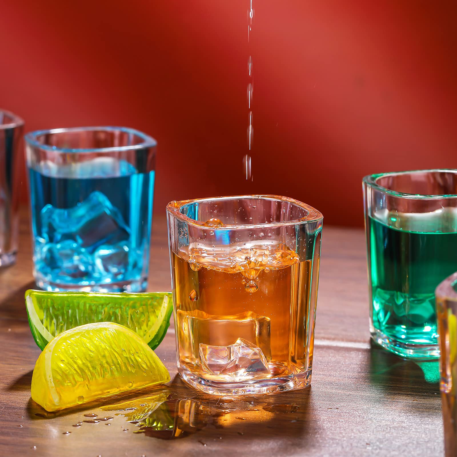 Amazon.com | Dingion 24 Pack Heavy Base Shot Glasses Bulk 2 oz